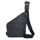 Сумка на плечо для мужчин, тонкая мужская сумка через плечо с несколькими карманами, с защитой от кражи