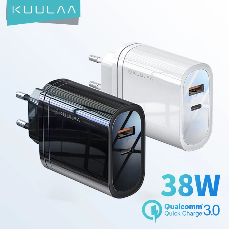

Устройство для быстрой зарядки KUULAA, 38 Вт, USB C, PD 4,0