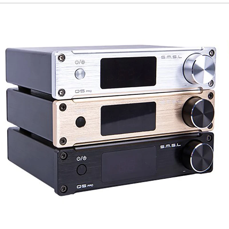SMSL Q5 Pro USB DAC Amp Hifi чистый цифровой усилитель мощности аудио мини портативные усилители выход сабвуфера предусилитель Amplificador
