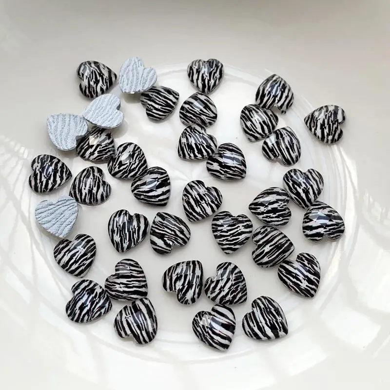 100 шт. декоративные алмазы в форме сердца для украшения ногтей | Дом и сад