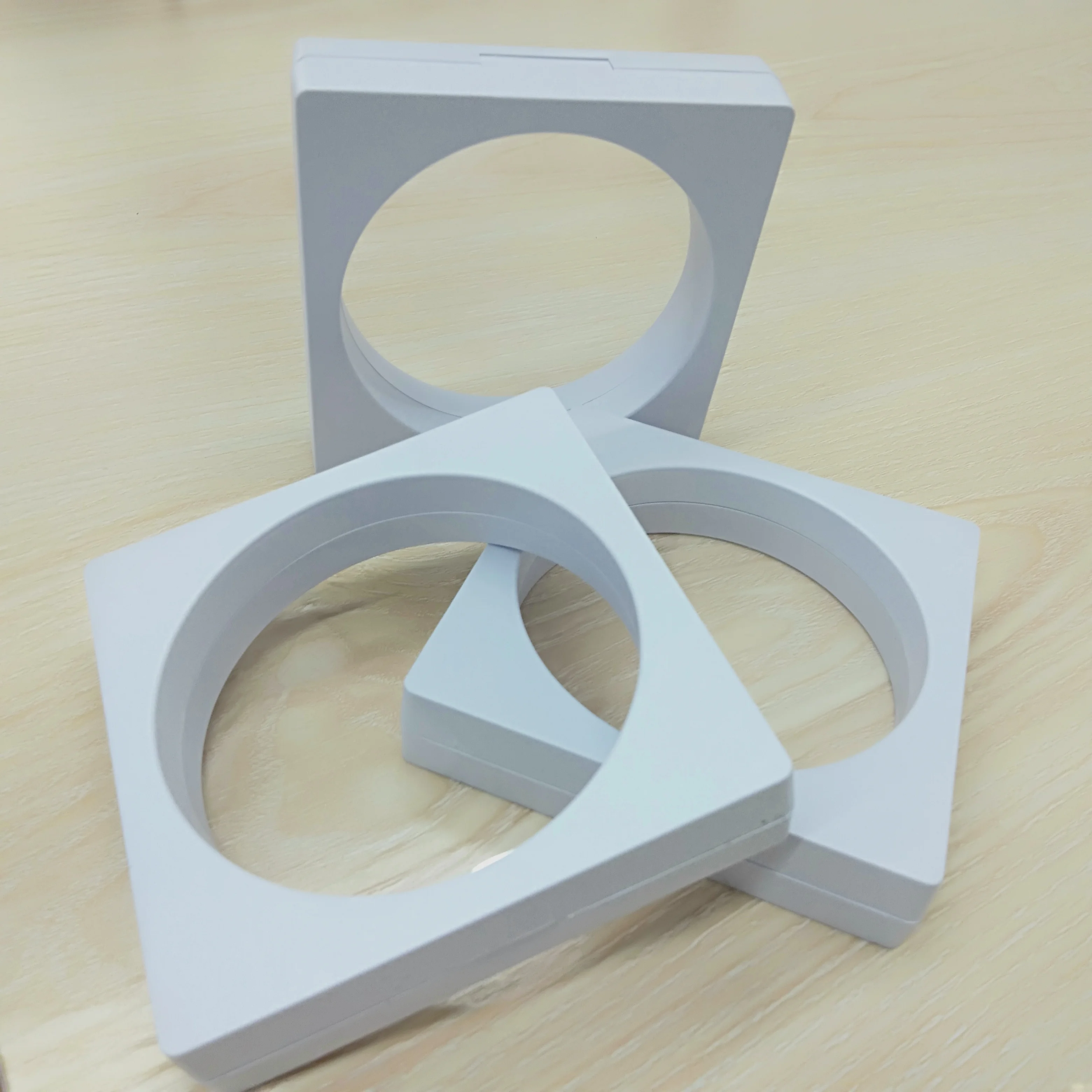 Подарочная коробка для ювелирных украшений простой квадратный пластиковый