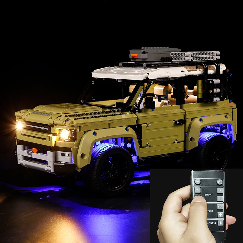 

Remote Control Led Light Set Compatible For 42110 Land Rover Defenders Off Road (Only LED Light, No Block Kit)