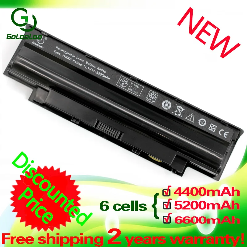 Golooloo 11 1 v Батарея для DELL Inspiron 13R 14R 15R 17R N5010 N4010 j1kn N7010 N5030 N7110 M411R M501 M5010 N3010 N3110 N5110|battery for