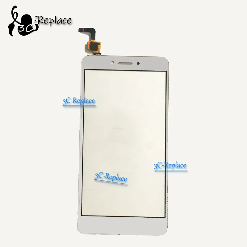 White Only Touch Протестированный черный/белый/золотой 5,5 дюйма для lenovo K6 Note/K6 Plus ЖК-дисплей кодирующий преобразователь сенсорного экрана в сборе/или только сенсорный - Цвет: White Only Touch