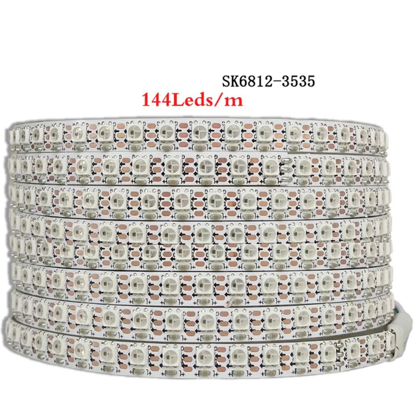 Пиксельная Светодиодная лента [Seven Neon]WS2813/WS2812B/SK6812 MINI 3535 SMD Адресуемая RGB 5 в