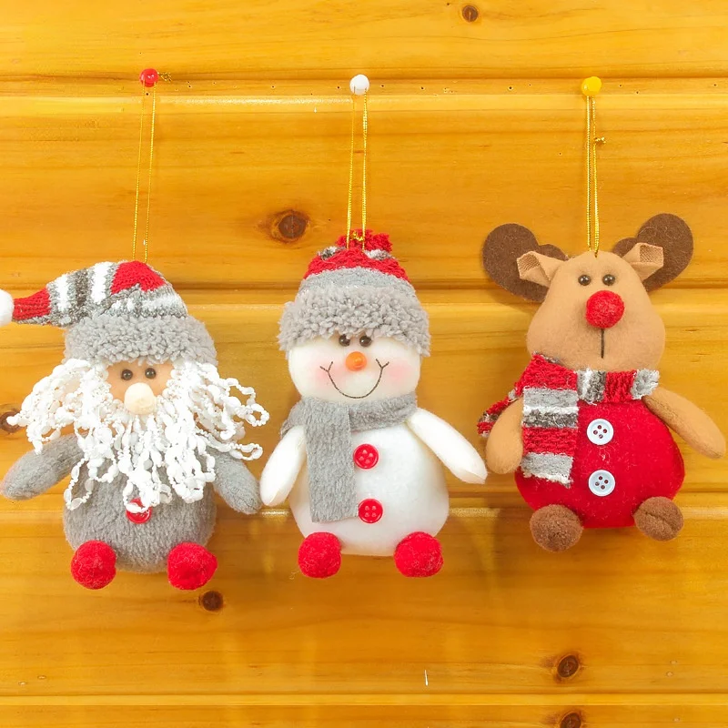 

Рождественская кукла, подвески в виде Санта-Клауса, снеговика, украшения для елки, фотография для дома, новогодняя Подарочная игрушка