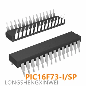 1PCS New Original PIC16F73-I/SP 16F73 Direct-plug DIP-28 Bit MCU Single-chip Computer