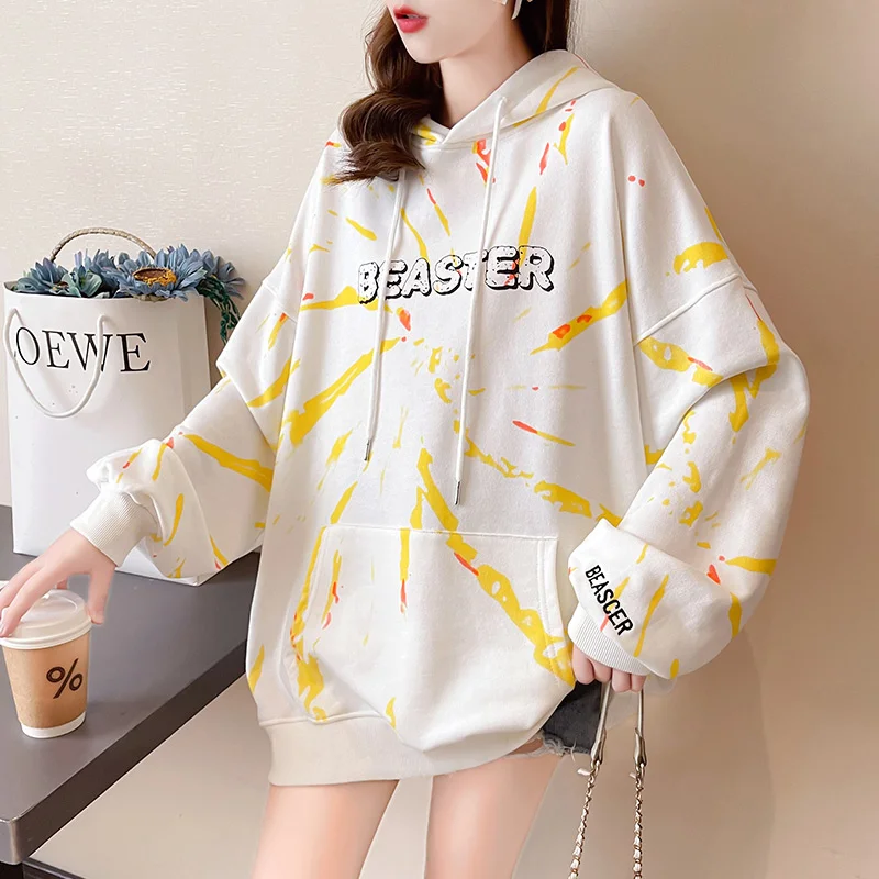 

Real Shot Autumn New Korean Style Loose Large Size Thin Rac