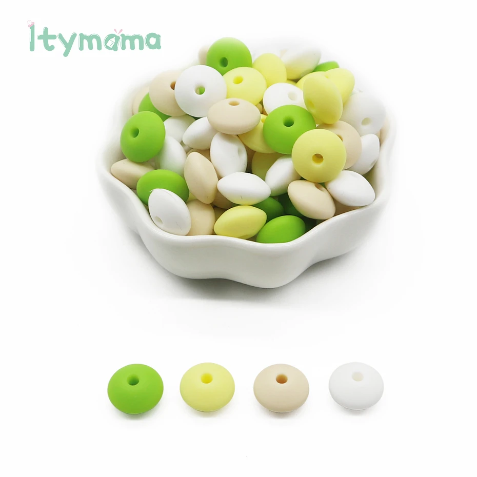 60pc BD020 Mix-8 Itymama, 60 шт., пищевые силиконовые счеты, бусины, жемчуг, силиконовые бусины, сделай сам, Прорезывание Зубов, уход за ребенком, ожерелье, соска, цепочка, детский Прорезыватель - Цвет: 60pc BD020 Mix-8