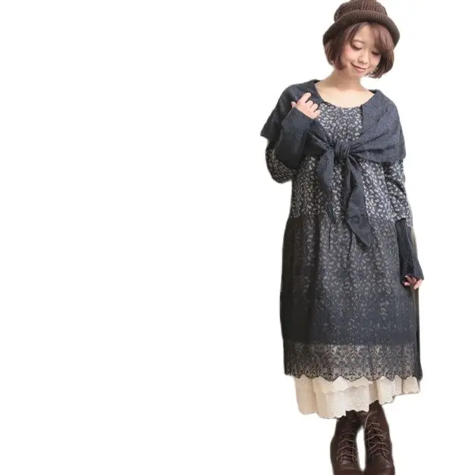 Лоскутное лоскутное платье в стиле бохо женские готические винтажные длинные