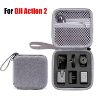 new portable storage bag travel carrying case waterproof handbag with strap for dji action 2 camera accessories