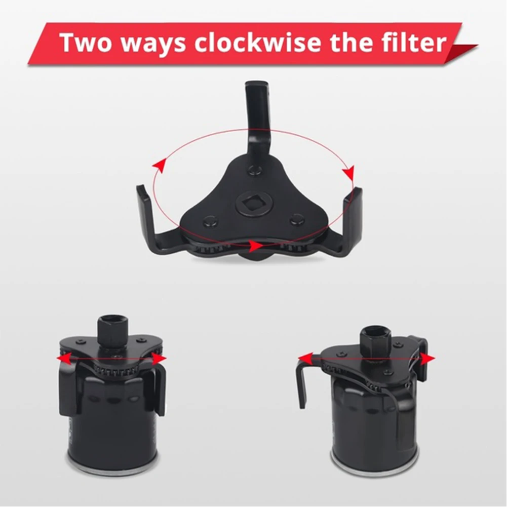 

Flat three-jaw machine filter wrench filter wrench oil oil disassembly tool oil filter filter disassembly tool