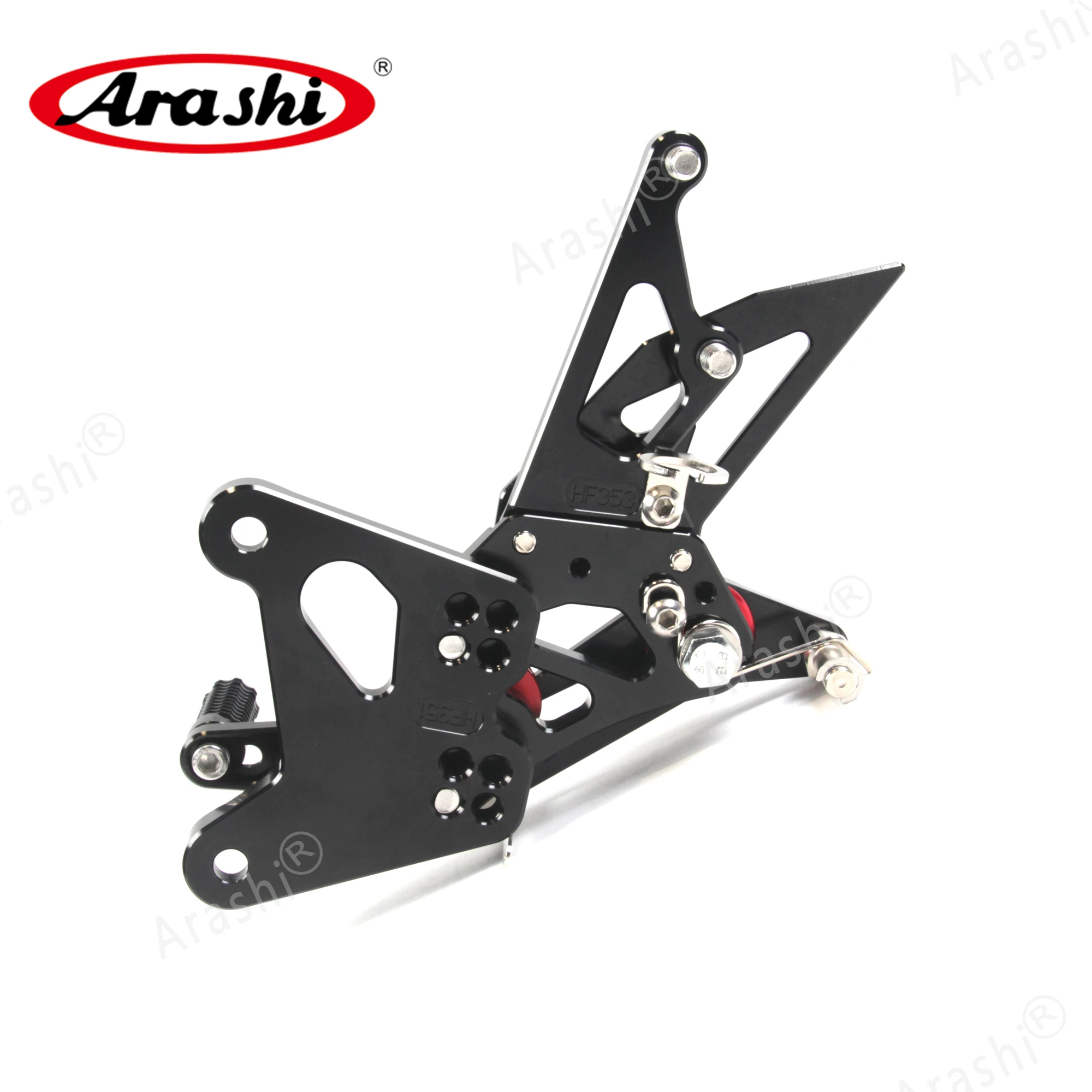Arashi NINJA ZX6R задние Регулируемые подножки для KAWASAKI ZX 6R Ninja ZX636 2005 2006 Задняя ножка 05 06