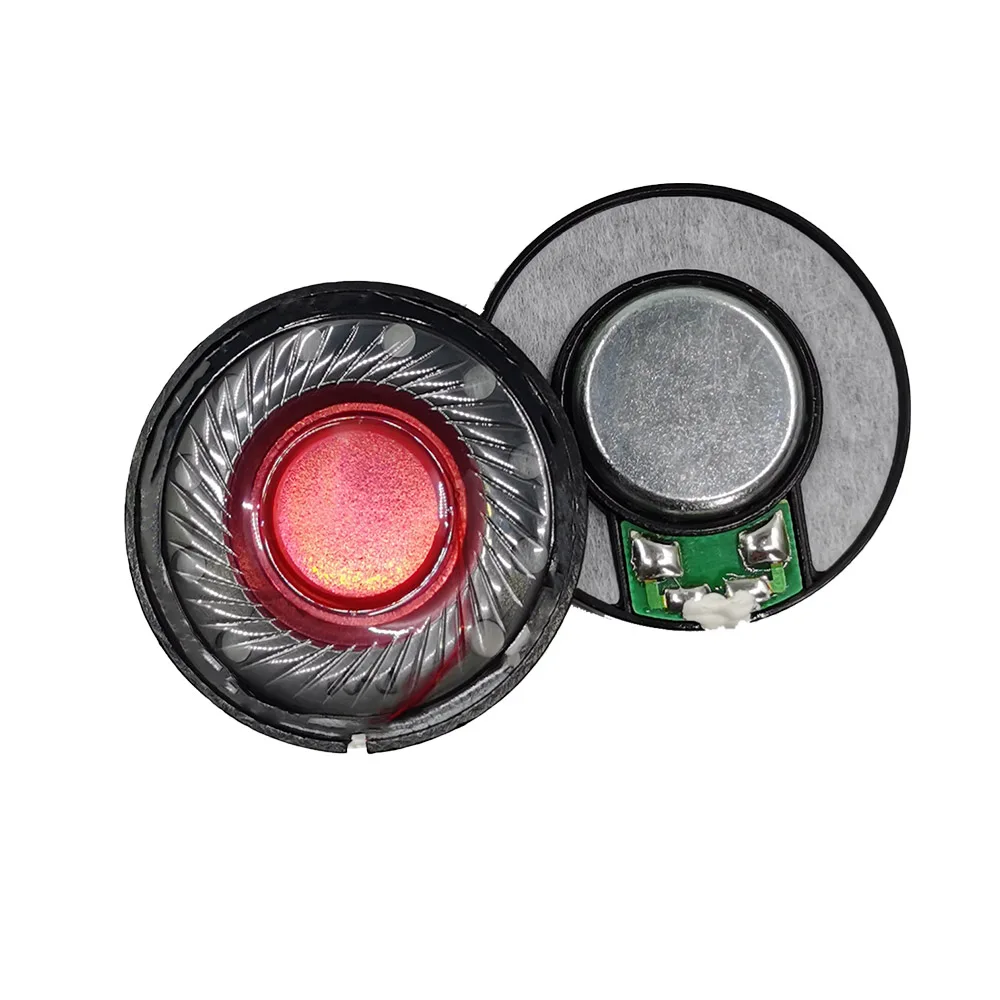 

40MM Complex Film Red Dome Monster Headphone Speakers Earphone Accessories Driver Units