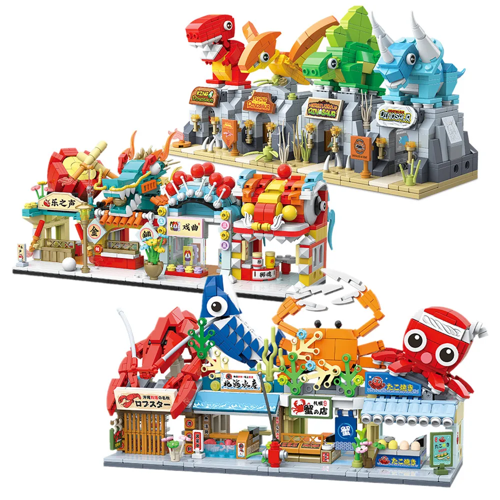 2022 г. креативный город уличный вид в Китае танцевальный Лев дракон динозавр