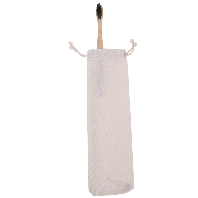 Многоразовые органические хлопковые зубные щетки дорожные сумки для хранения