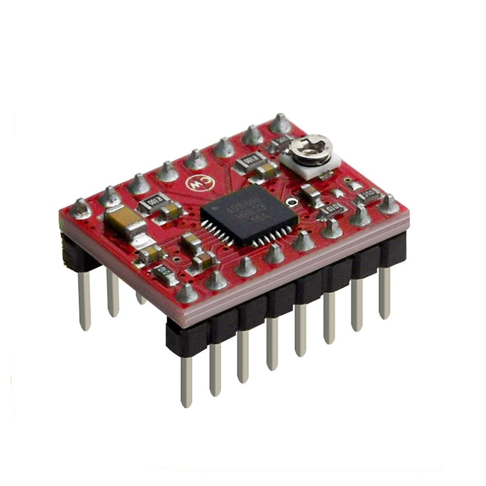 4 шт./лот StepStick DRV8825 A4988 Драйвер шагового двигателя с теплоотводом Reprap 4-слойные PCB пандусы заменить A4988 Драйвер