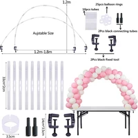 1 set 1 2 1 8m adjustable balloons holder column stand birthday party wedding table ballon arch kits balloon chains accessories