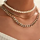 2020 ожерелья для женщин металлическое многослойное большое металлическое ожерелье для любви дамское ювелирное изделие подарок bijoux femme украшение для женщин # L30