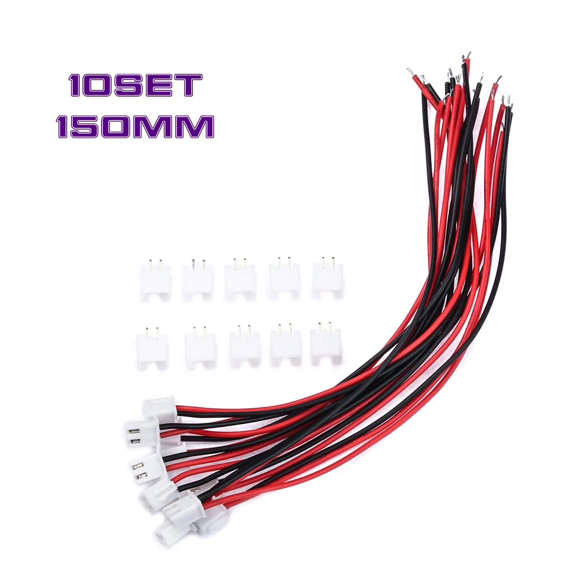 10 комплектов мини микро 2/3/4 Pin XH разъем 2 54 мм с 24AWG Провода кабели Dupont клеммы
