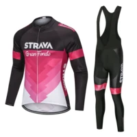 2021 new strava team summer cycling jersey set bicycle clothing breathable men short sleeve shirt bike bib shorts 19d gel pad