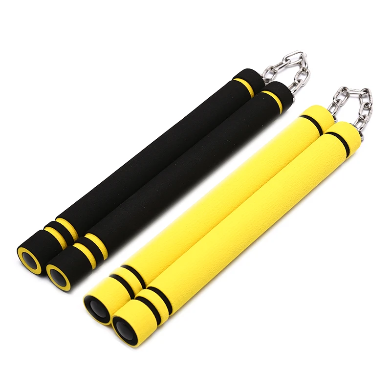 Новый двухполюсный кунг фу Nunchakus Губка из пенопласта двойная дужка с цепочкой