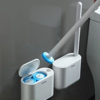 disposable toilet brush household wall mounted can be thrown without dead corners cleaning toilet brush bathroom accessories