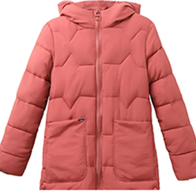 Новинка 2021 зимняя куртка Женское пальто с капюшоном Повседневная Длинная