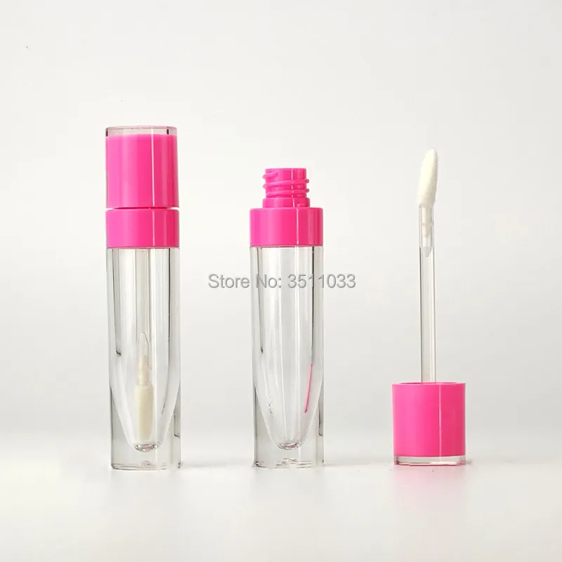 Новый прозрачный Круглый Тюбик для блеска губ 6 мл пустые пластиковые тюбики