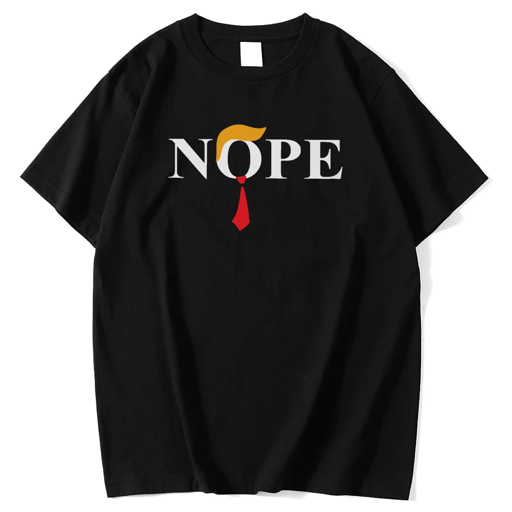 

Nope Man Cool Funny Prints Men's T Shirt Fashion Casual T Shirts Simplicity Oversize Tshirts Cool Crewneck Mens Short Sleeve