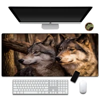 yuzuoan high quality animal wolf mouse pad suitable for game accessories computer keyboard table mat household carpet mat