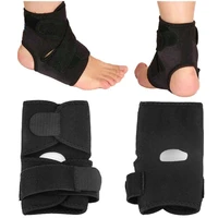 new outdoor sport black adjustable ankle foot ankle support elastic brace guard football basketball equipment 456