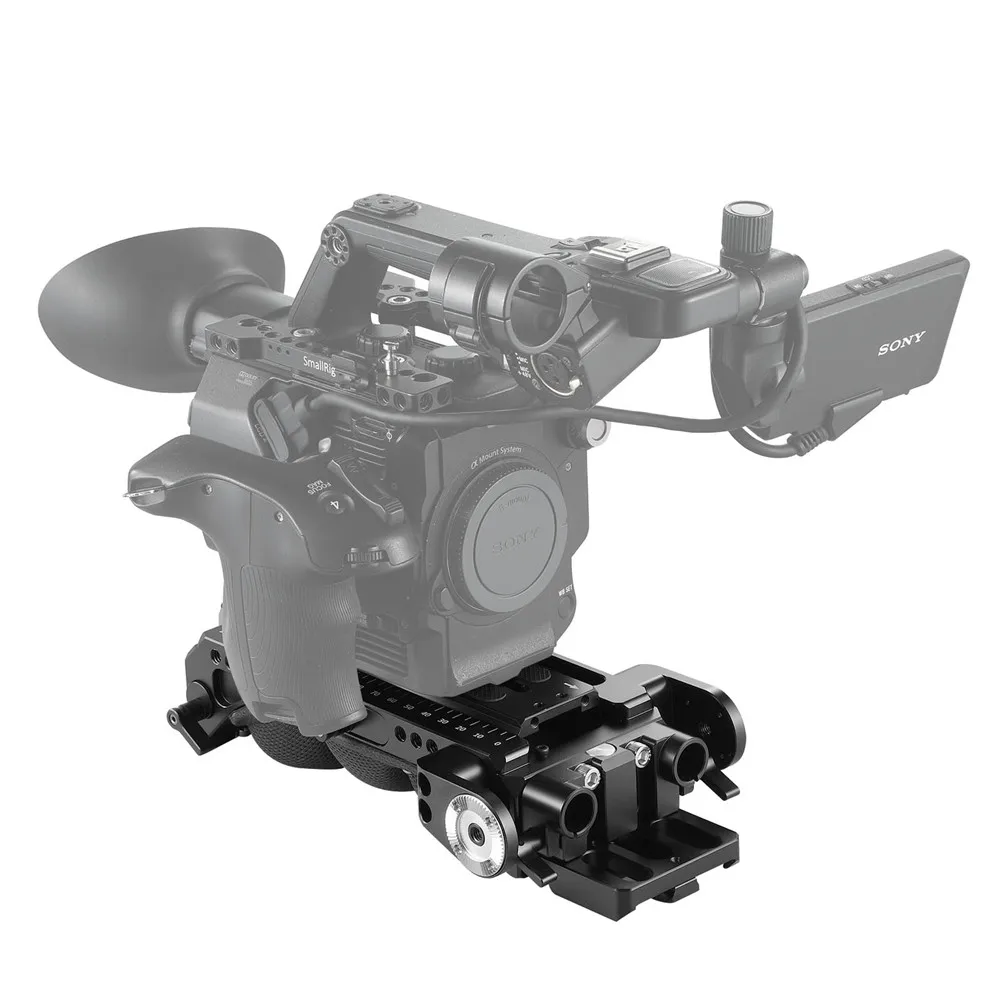 SmallRig DSLR Камера Наплечная пластина адаптер для sony VCT-14 W/Manfrotto 501 QR пластина для sony FS7/FS7II/FS5 1954