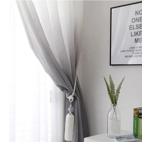 Градиентные скандинавские простые современные затеняющие трубки для гостиной