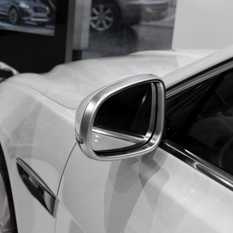 Exterior Side Rearview Mirror Frame Trim for Jaguar XE 15-16 / XF 11-16 and XJ/XJL 2010-2016 Car Accessories | Автомобили и