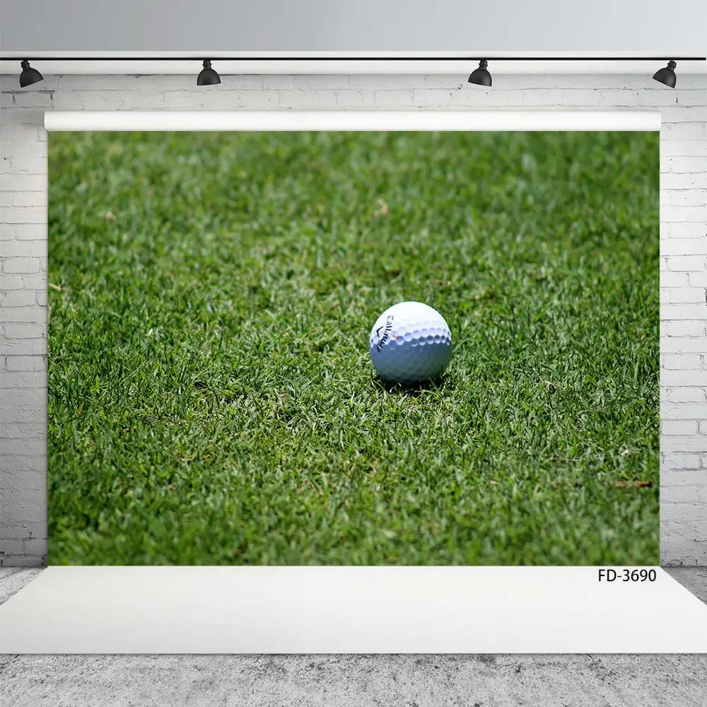 Baby Children Wedding Sports Athlete Photography Spring Green Grass Golf Course Scenery Backdrop Photo Studio Background Props