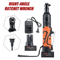 42V 3/8" 100Nm Cordless Electric Wrench Ratchet Wrench to Removal Screw Nut With Battery Charger Set Power Tool