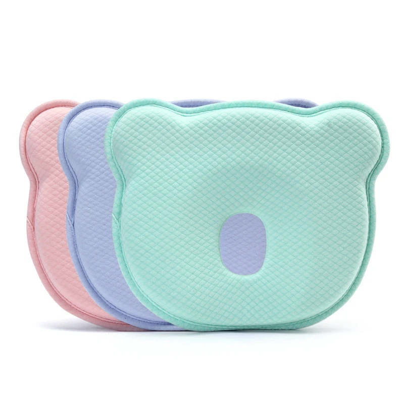 Baby Pillow Soft Infant Head Memory Foam Sleeping Cushion To Prevent Plagiocephaly Flat Syndrome | Мать и ребенок
