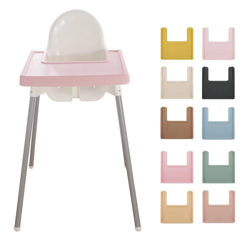 Customized Baby High Chair Place Mat BPA Free Children's Tableware Table Mat Feeding Dishes Plates Pad Baby Stuff