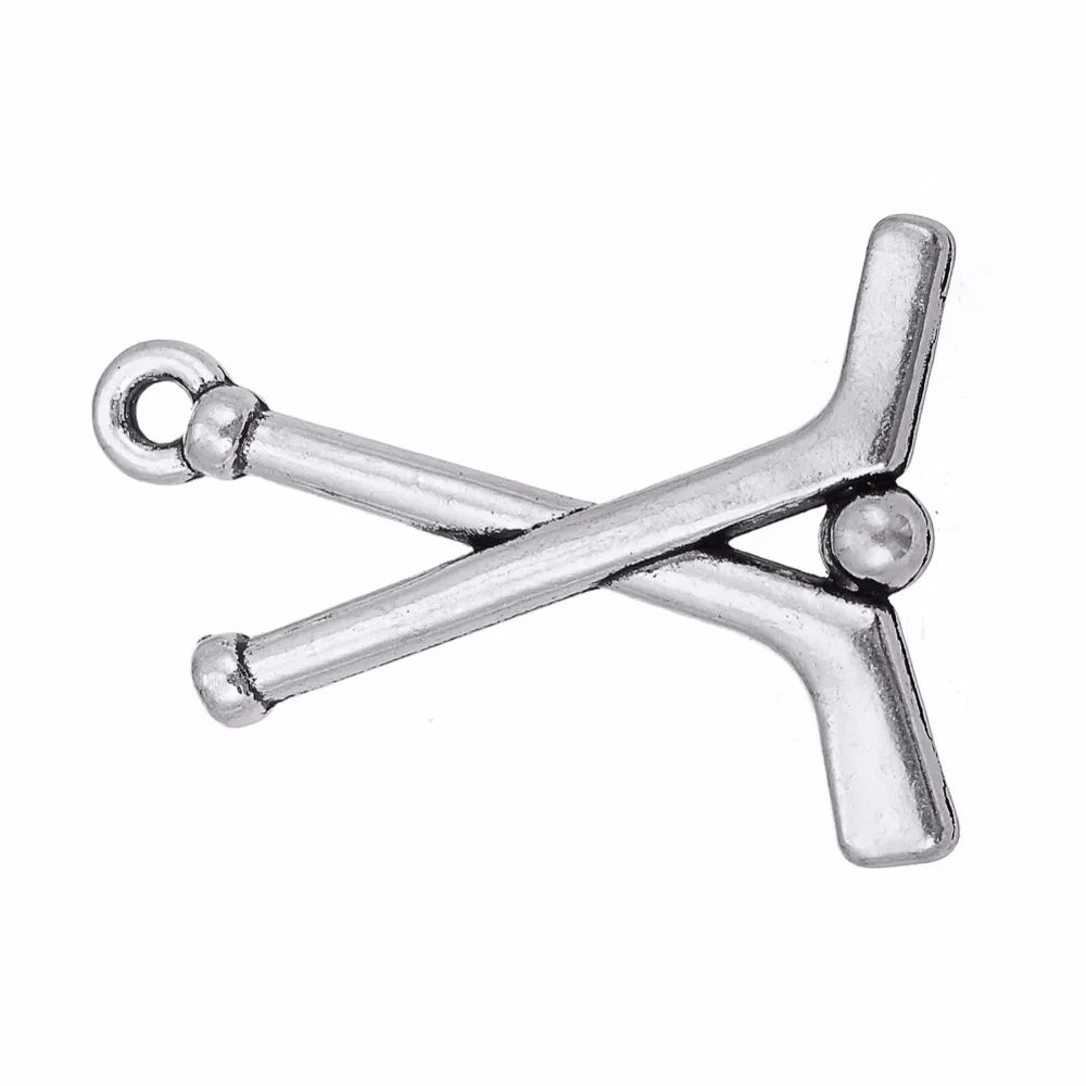 Ручная штамповка Сплав I с надписью Love хоккейной тематики шармы аксессуары DIY