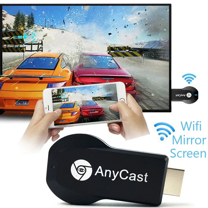 Wi-Fi адаптер для телевизора M2 Plus Anycast DLNA Miracast Airplay совместимый с HDMI Android и IOS |