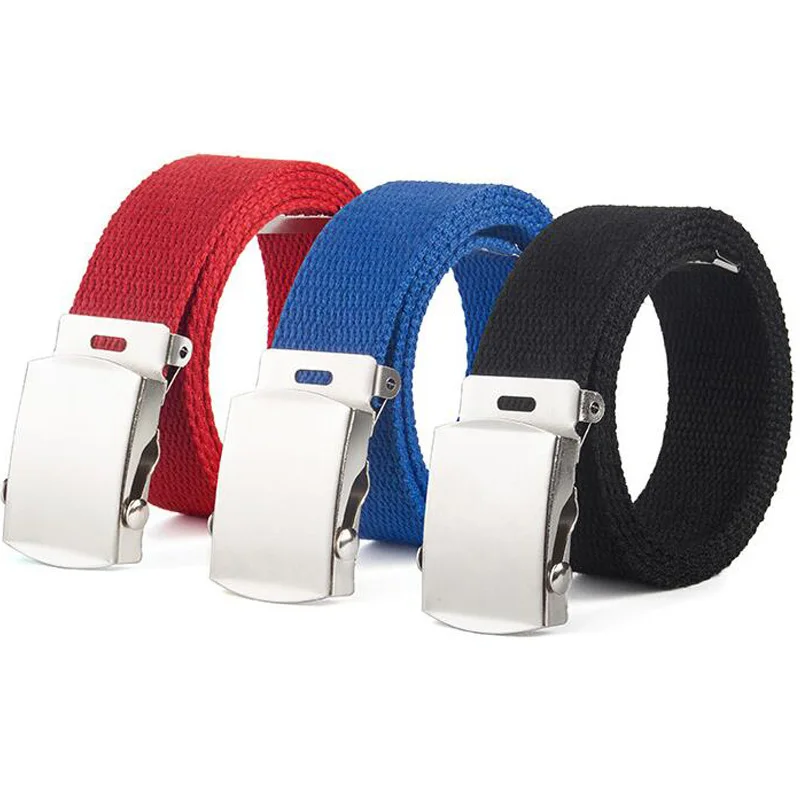 Ремень брезентовый для мужчин и женщин повседневный Роскошный пояс с