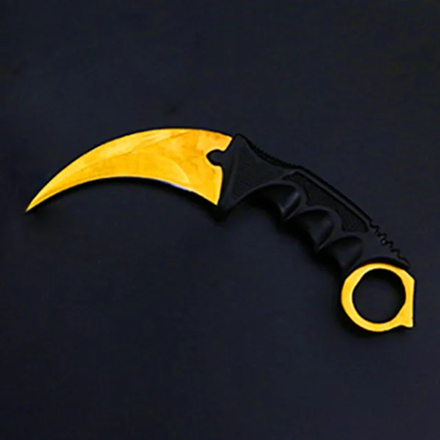 Серый CS GO счетчик удар карамбит коготь мрамора выцветание nife оболочка охотничий лагерь тактический бой выживания боевой самообороны hawkbill - Цвет: Серый