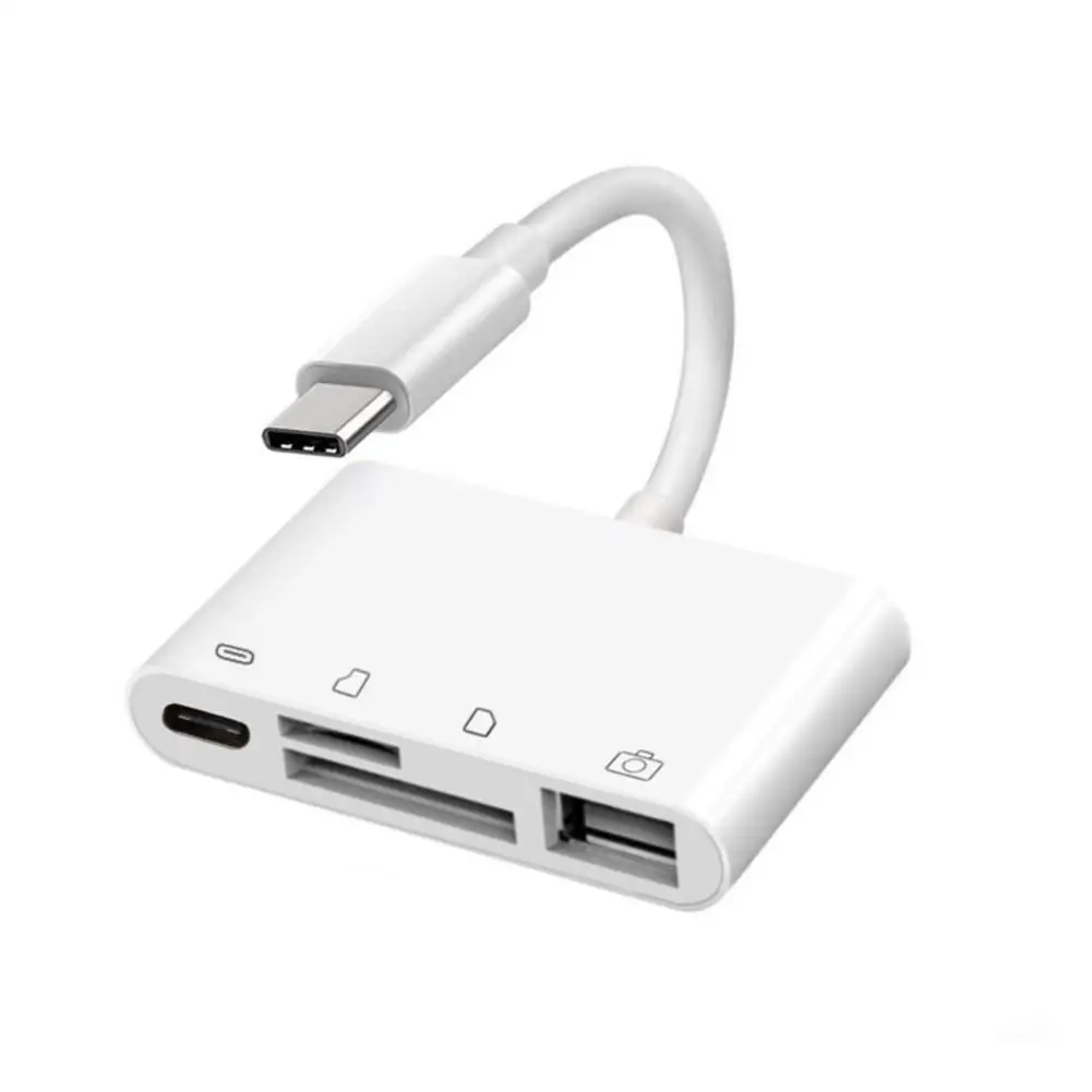 PD 3A Type c Hub Reader к USB/CF/TF/SD для IPad Pro 11 &quot/12 9&quot 2018 Mac Book и т. д.|USB-хабы| |