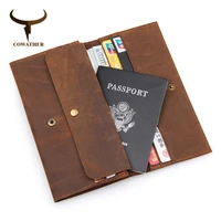 cowather long men wallet 100 high quality cow genuine leather male purse fashion vintage design cowhide wallets free shipping