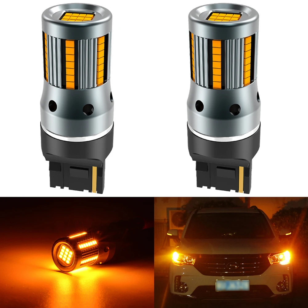 Светодиодсветильник лампы для указателей поворота T20 W21W WY21W 7440 7440NA без ошибок