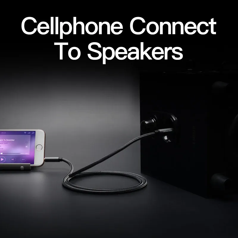 vention male to male 3 5 mm to 6 35 mm adapter aux cable for mixer amplifier gold plated 3 5 jack to 6 5 jack 3m 5m 10m aux cabo free global shipping