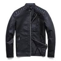 leather jacket plus size 5xl motorcycle autumn black blue mens coats faux leather jackets men clothigng pu jacketza317