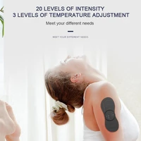 mini usb massager electric tens ems tens full body muscle relaxing massager pulse pads neck massager back massager