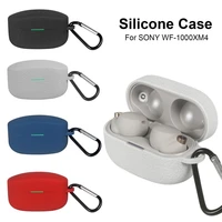 2021 hot sale portable silicone case protective skin cover for sony wf 1000xm4 wireless headphones waterproof and dustproof